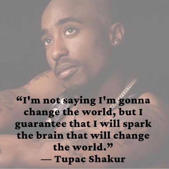 2Pac Tupac Shakur motivational quotes “THRU MY EYES” B&W Print collection - Picture 9 of 13